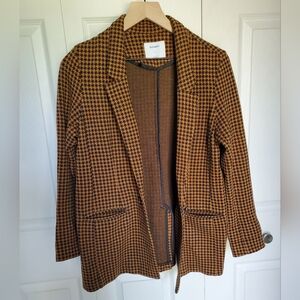 Old Navy Knit Houndstooth Blazer